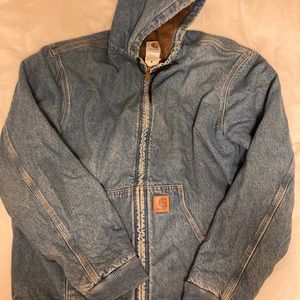 Heavy duty Carhartt denim coat